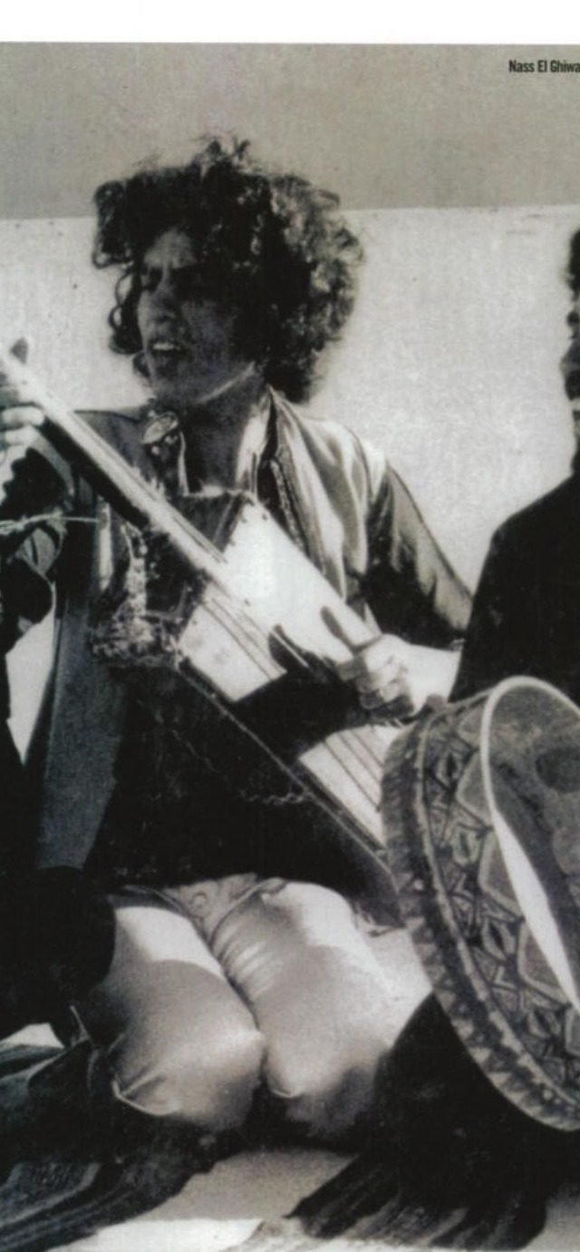Two Nass El Ghiwane musicians photographed by Stéphane